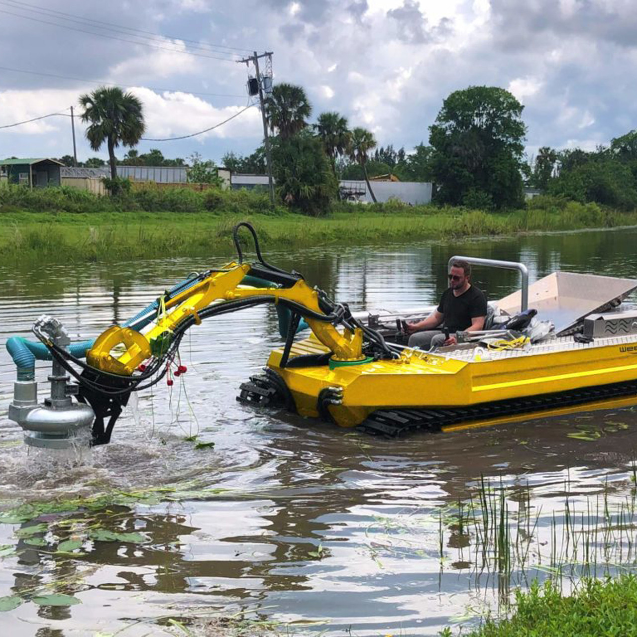 Багатоцільовий земснаряд-амфібія Weedoo AmphiKing 6450, фото 1