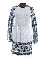 В'язана жіноча сукня "Сокальський орнамент, рукав реглан" 0516