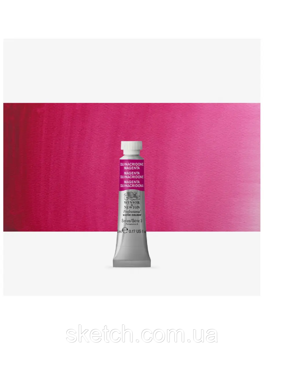 Акварельна фарба Winsor&Newton Professional Watercolour, Хінакрідон пурпурний, 5мл, фото 1