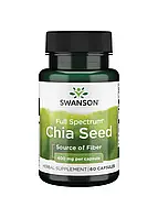 Семена чиа полного спектра 400 мг (Chia seeds) Swanson 60 капсул