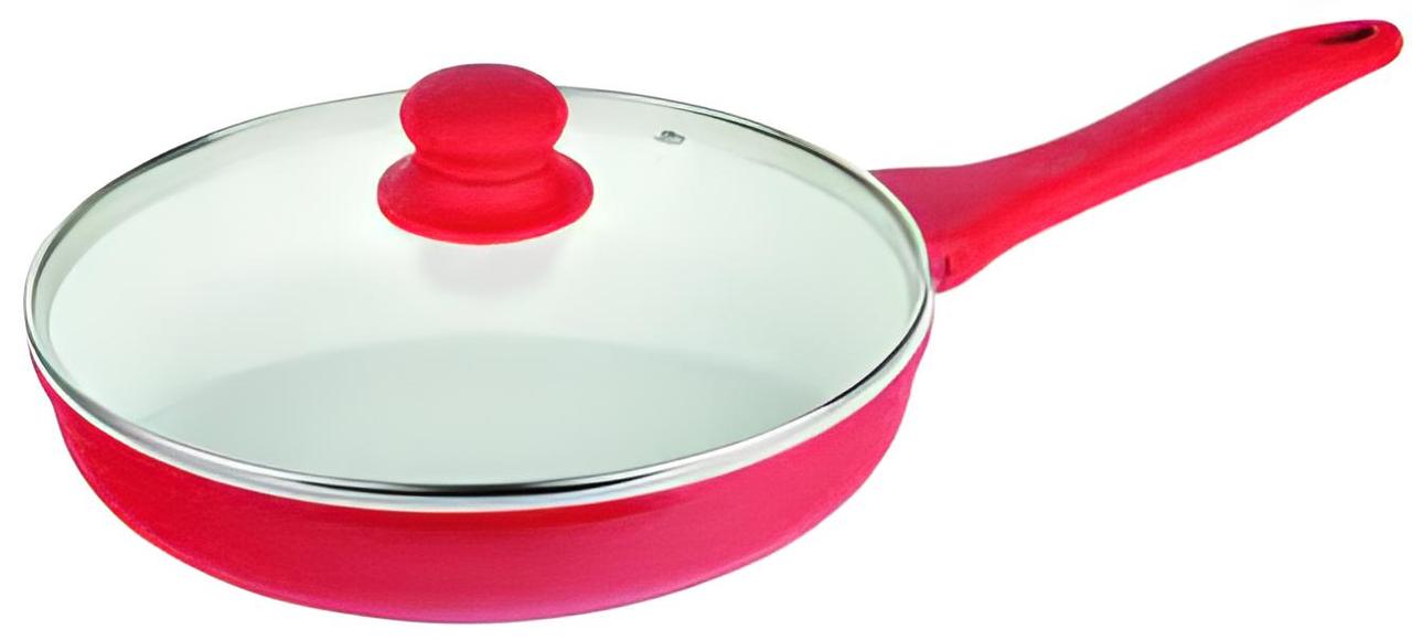 Сковорода Barton Steel BS-7024 24 см red