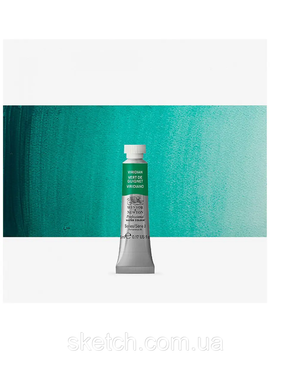 Акварельна фарба Winsor&Newton Professional Watercolour, Вірідіан, 5мл, фото 1