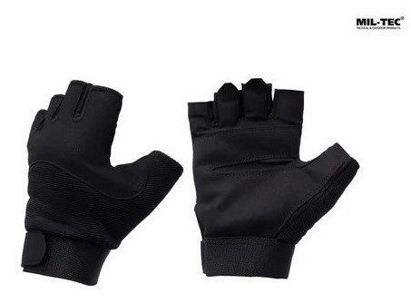 Рукавички Fingerless Gloves Mil-tec Black 12538502 - розмір S, фото 1