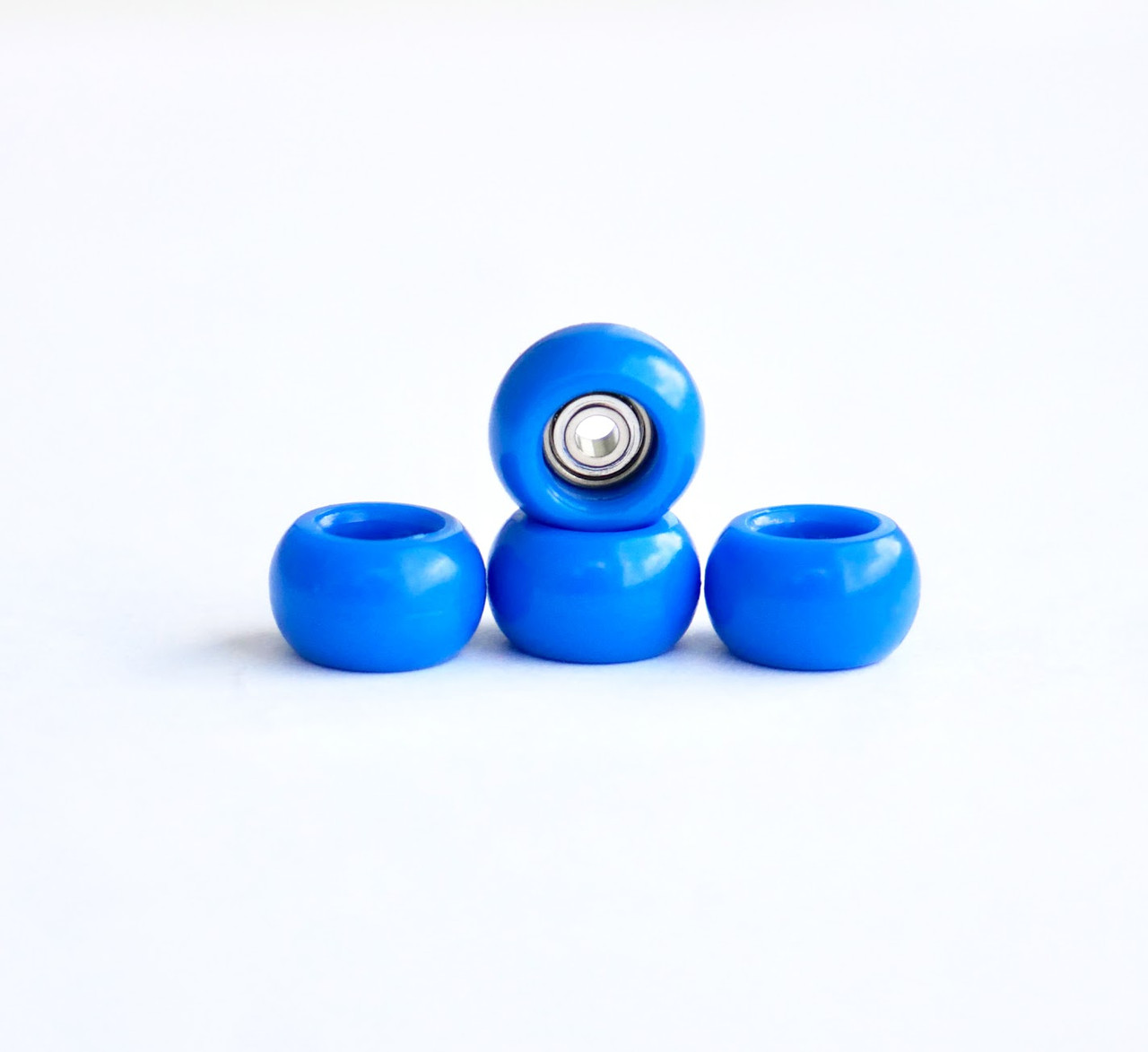 Колеса для фігерборда з підшипниками Just Skate Spherical Blue, фото 1