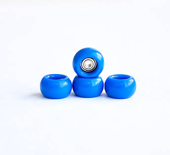 Колеса для фігерборда з підшипниками Just Skate Spherical Blue