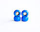 Колеса для фігерборда з підшипниками Just Skate Spherical Blue, фото 2