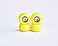 Колеса для фігерборда з підшипниками Just Skate Spherical Yellow, фото 3