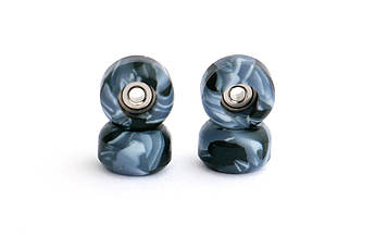 Колеса для фігерборда з підшипниками Just Skate Swirl Blk