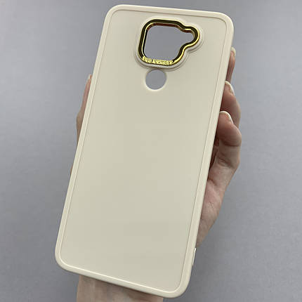 Чохол для Xiaomi Redmi Note 9 матовий чохол з окантовкою на телефон сеомі редмі нот 9 бежевий o9l, фото 1