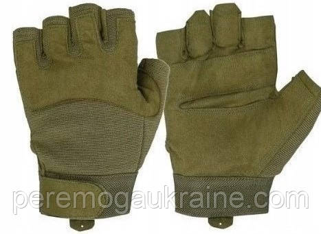 Тактические Army Fingerless Gloves перчатки Mil-Tec 12538501 олива размер XL