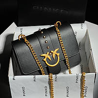 Черная женская сумка Pinko Classic Love Bag Icon Simply