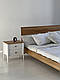 Комплект ліжко та тумби "Хюгге" з натурального дерева, фото 9
