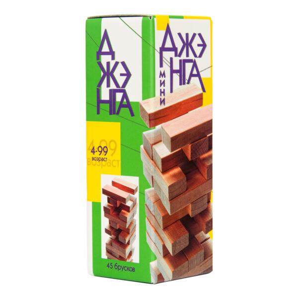 Настільна гра Стратег "Дженга міні", 45 брусків, 30968