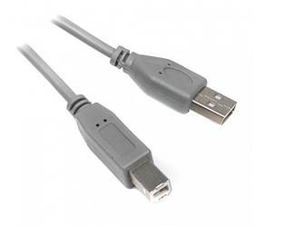 Кабель для принтера USB 2.0 AM/BM 1.8m Maxxter Grey