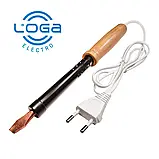 Паяльник 80 Вт із дерев'яною ручкою та мідним жалом LOGA, фото 6