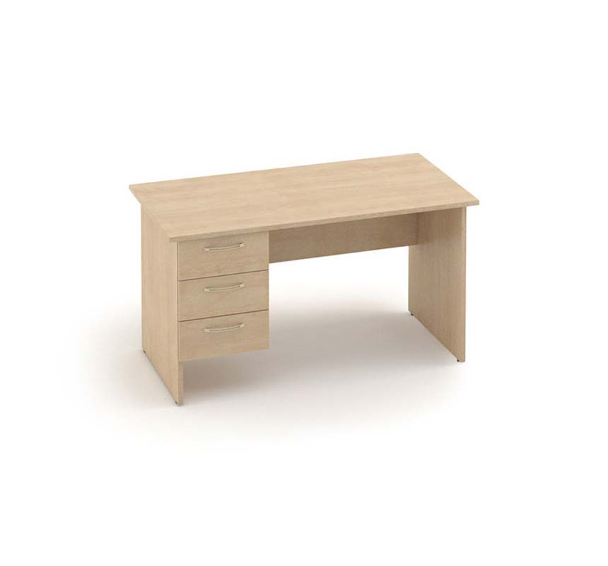 Письмовий однотумбовий стіл Атрибут A1.21.14 стільниця ДСП 1400*700 мм (MConcept-ТМ)