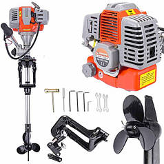 Мотор підвісний бензиновий 3000 - 7000 об/хв, 4,3 кВт, 5,8 к.с. Powermat PM0205 човновий