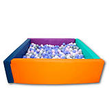Дитячий сухий басейн Квадрат з матом шкірзам, фото 2