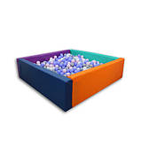 Дитячий сухий басейн Квадрат з матом шкірзам, фото 3