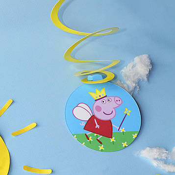 "Свинка Пеппа" - Спіральки 6 шт. в уп.