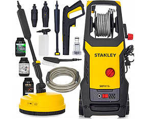 Мийка високого тиску Stanley SXPW16PE 190 бар 1600 Вт + рідина віск піна для мийки авто та вуличної плитки
