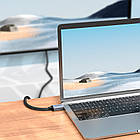 Кабель Hoco HDTV 2.0 Male to Male 4K HD data cable US03 (L=3M) чорный, фото 8