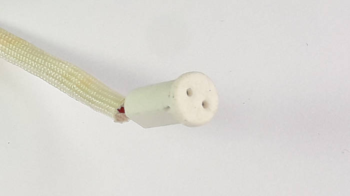 Патрон - разъём для галогеновых и диодных G4 керамика. Китай. (ID ...