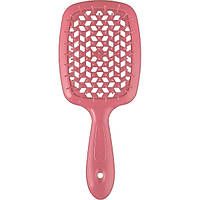 Щітка для волосся Janeke Small Superbrush With Soft Moulded Tips, коралова (83SP234 PFL)
