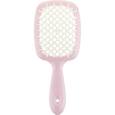 Щітка для волосся Janeke Small Superbrush With Soft Moulded Tips, рожева з білим (94SP234PNK)