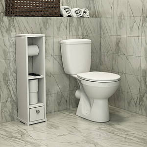 Тумба для ванної кімнати, туалету "Мусон" (230x275x740) Білий Гамма стиль