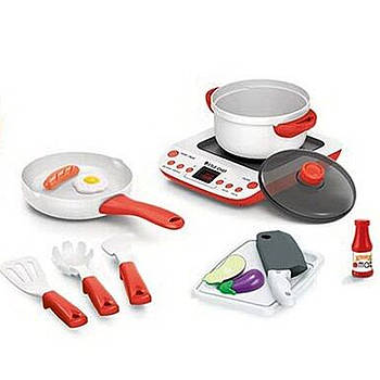 Ігровий набір посуду з плитою (світло, звук) BC 9006