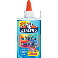 Клей Elmer's Colour Glue147 мл идеален для создания слаймов Элмерс Голубой (00408)