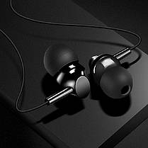 HOCO M14 дротові навушники гарнітура (з мікрофоном, стерео, вакуумні, спортивні, чорні), фото 2