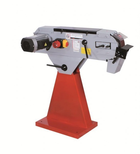 Стрічкова шліфувальна машина для металу, верстат для шліфування металевих заготовок, потужна шліфувальна машина 3 кВт, шліфування, фото 1