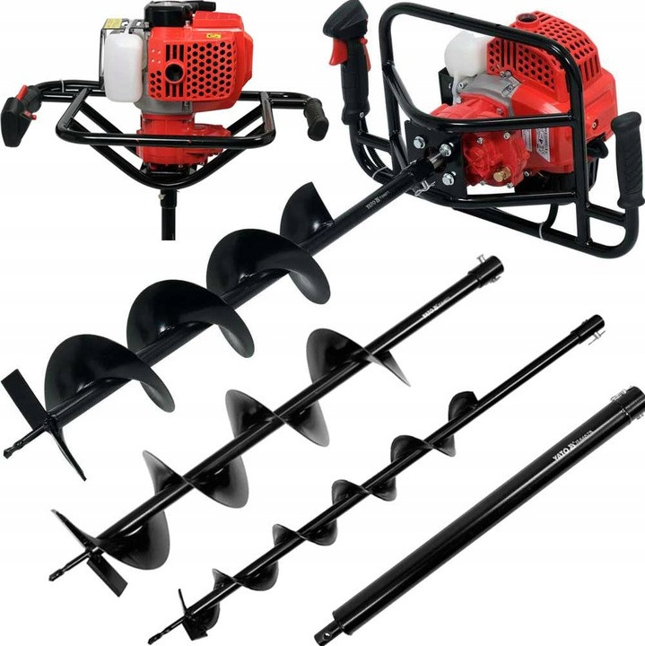 WEST ヤツ Мотобур (Бензобур) YATO YT-84660 | + 3 шнека и удлинитель: продажа