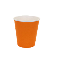 Стакан паперовий помаранч 110мл 50шт/уп