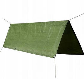 Тент Mil-Tec 385X500СМ Олива тактический 385X500 CM 14241301
