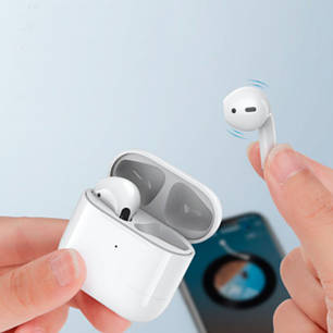 REAMX бездротові навушники Bluetooth, Ture Wireless Stereo, білі, фото 2