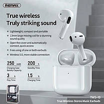 REAMX бездротові навушники Bluetooth, Ture Wireless Stereo, білі, фото 2