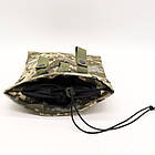 Тактичний Підсумок для скидання магазину на системі Моллі (32*25*20 см) Піксель / Військова сумка з підкладкою, фото 6