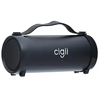 Портативна Bluetooth Колонка Cigii S33D Speaker Black із вбудованим аудіоплеєром