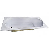 Акриловые ванны Vivia 160x70 см прямоугольные Malibu белая с ногами вкладыш Lexus ровная (Гарантия 12 мес)