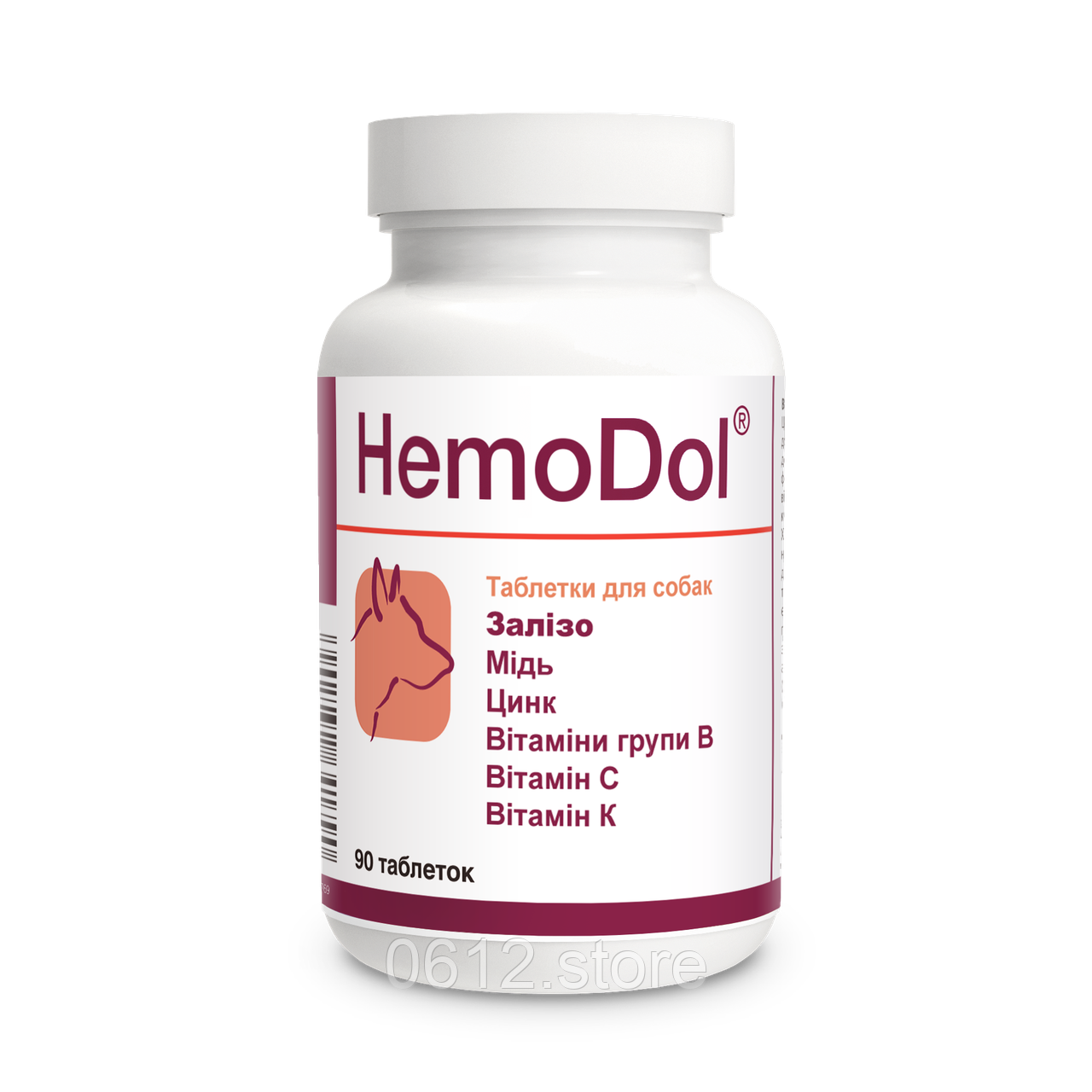 ГемоДол Dolfos для собак (1таблетка/10кг), 90 таблеток, фото 1