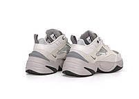 Жіночі кросівки літо сірі Nike M2K Tekno grey. Взуття жіноче модне сіре Найк М2К Текно Грей, фото 5