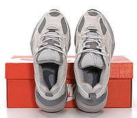 Жіночі кросівки літо сірі Nike M2K Tekno grey. Взуття жіноче модне сіре Найк М2К Текно Грей, фото 8