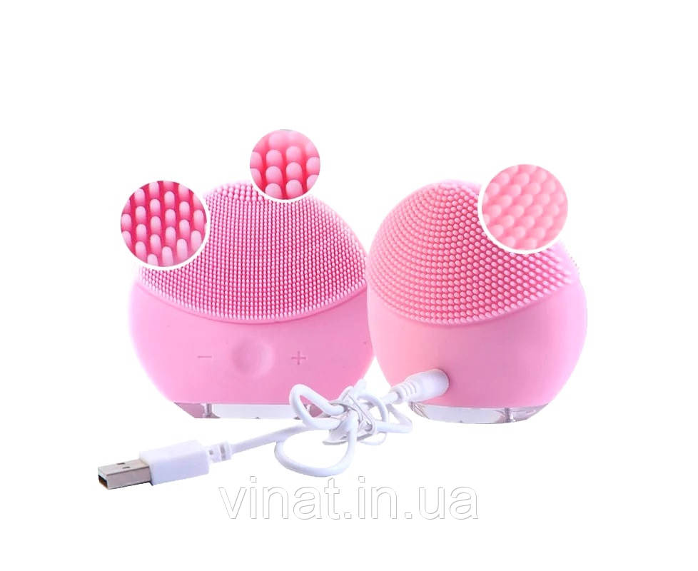 Силіконова щітка-масажер для чищення обличчя Foreo Lina mini
