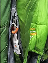 Спальний мішок-кокон Pinguin Mistral PFM (3/-3/-19°C), 185 см, Left Zip, Green, фото 5