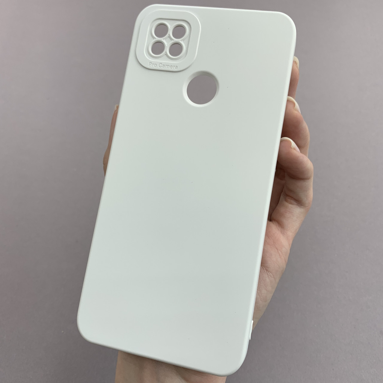 Чохол для Xiaomi Redmi 9C силіконовий кейс із захистом камери на телефон сяомі редмі 9с білий l8o