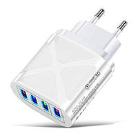 Зарядний пристрій SKY (F 03) QC/4USB (20W) White