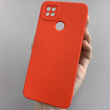 Чохол для Xiaomi Redmi 9C силіконовий кейс із захистом камери на телефон сяомі редмі 9с червоний l8o, фото 1